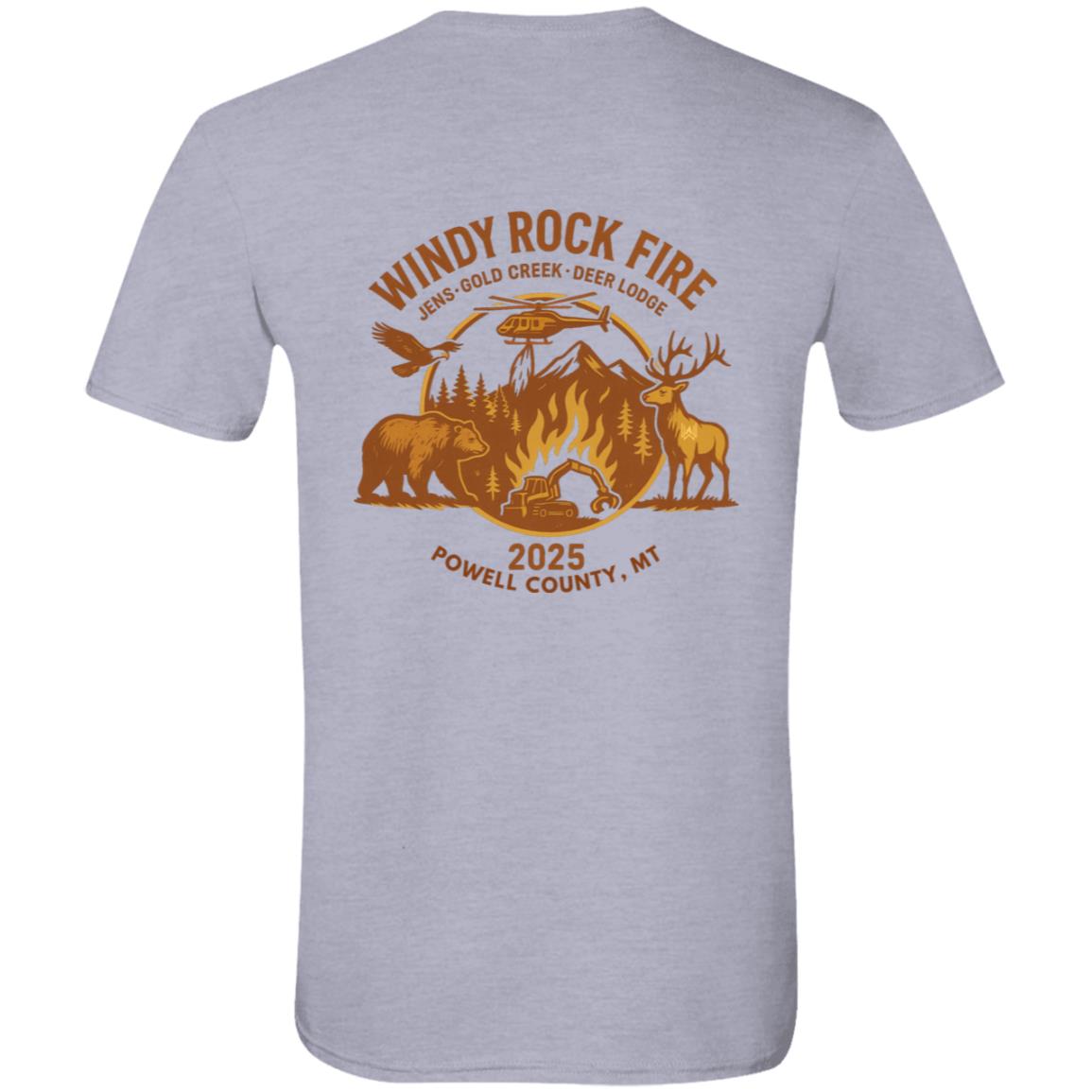 Windy Rock Fire Mens Tee